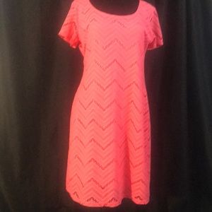 Tiana B. Dress coral color